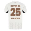 Camiseta de fútbol Bayer 04 Leverkusen Exequiel Palacios 25 Segunda Equipación 2024-25 - Hombre